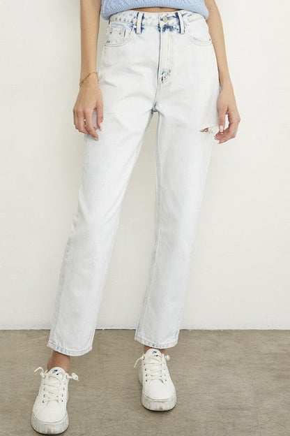 High Rise Loose Jeans ICE 0 by Denim Lab USA | Fleurcouture