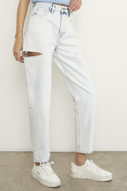 High Rise Loose Jeans ICE by Denim Lab USA | Fleurcouture