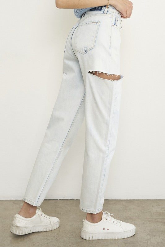 High Rise Loose Jeans ICE by Denim Lab USA | Fleurcouture