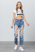 HIGH RISE MOM JEANS MEDIUM 1 by Insane Gene | Fleurcouture