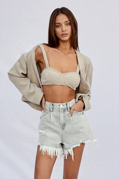 HIGH RISE SHORTS LIGHT S by Insane Gene | Fleurcouture