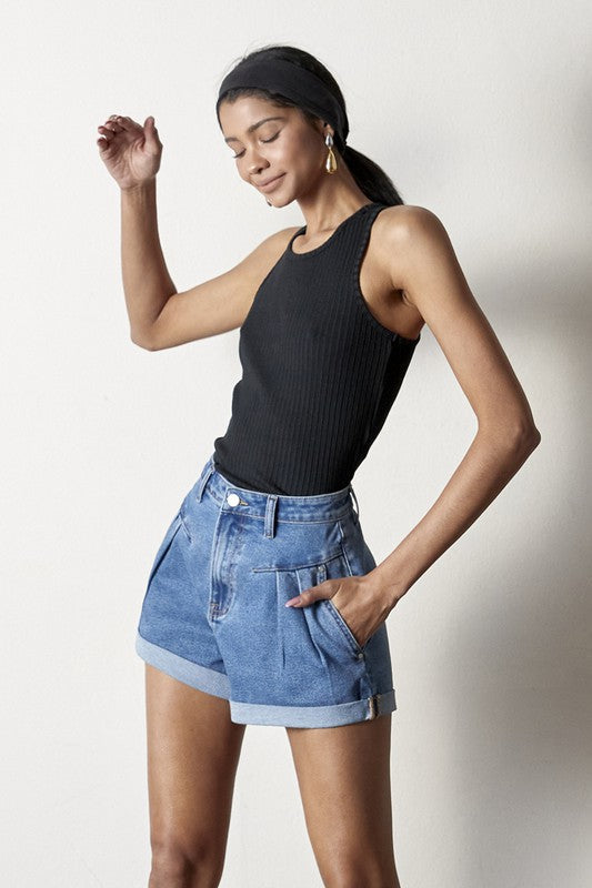 HIGH RISE SHORTS MEDIUM by Insane Gene | Fleurcouture