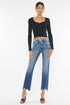 High Rise Slim Straight MEDIUM 0/23 by Kan Can USA | Fleurcouture