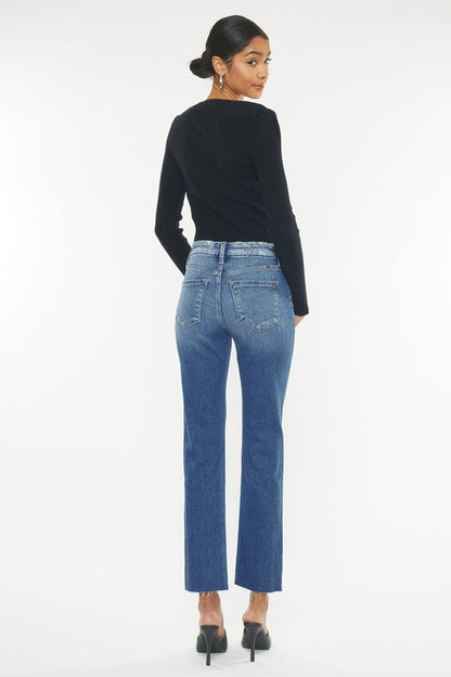 High Rise Slim Straight MEDIUM by Kan Can USA | Fleurcouture