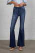 High Rise Wider Flare Jeans DARK 1/25 by Denim Lab USA | Fleurcouture