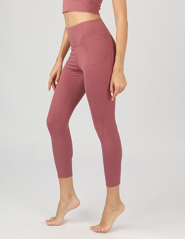 High Waist Buttery soft Leggings Yoga Pants by OTOS Active | Fleurcouture