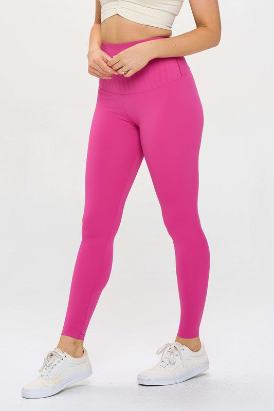 High Waisted Leggings Air Lift Firm Sculpt by OTOS Active | Fleurcouture