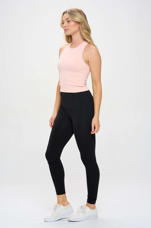 High Waisted Leggings Air Lift Firm Sculpt by OTOS Active | Fleurcouture