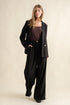 HIGHT WAIST WIDE PANTS Black S by Sweet Generis | Fleurcouture