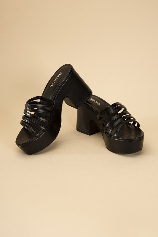 HOLME-S Platform Mule Slides by Fortune Dynamic | Fleurcouture