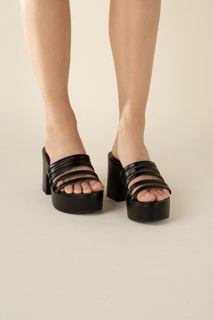 HOLME-S Platform Mule Slides by Fortune Dynamic | Fleurcouture