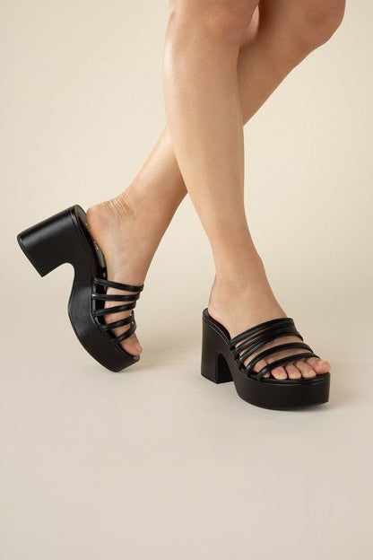 HOLME-S Platform Mule Slides by Fortune Dynamic | Fleurcouture