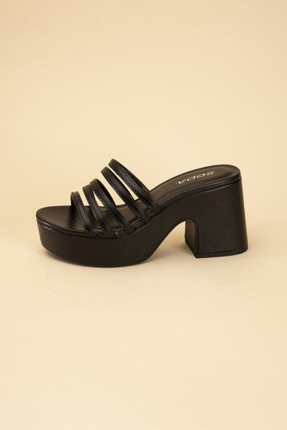 HOLME-S Platform Mule Slides by Fortune Dynamic | Fleurcouture