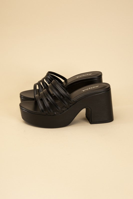 HOLME-S Platform Mule Slides by Fortune Dynamic | Fleurcouture