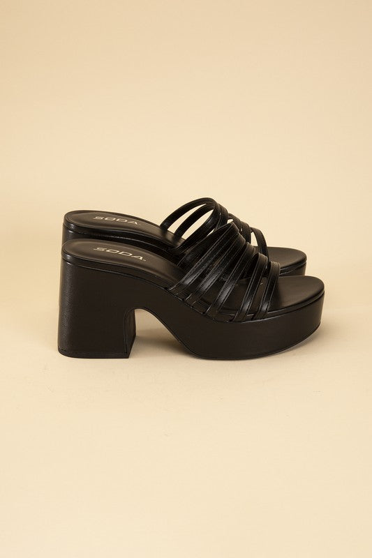 HOLME-S Platform Mule Slides by Fortune Dynamic | Fleurcouture