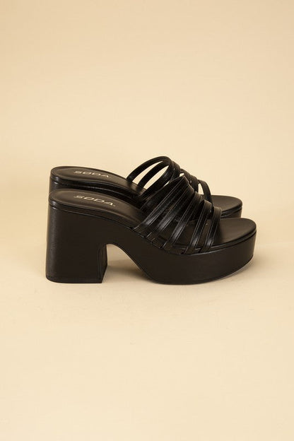 HOLME-S Platform Mule Slides by Fortune Dynamic | Fleurcouture