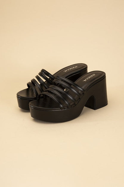 HOLME-S Platform Mule Slides by Fortune Dynamic | Fleurcouture