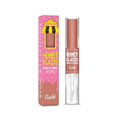 Honey Glazed Shine Lip Color Display Set, 64 pcs Wholesale Set by Rude Cosmetics | Fleurcouture