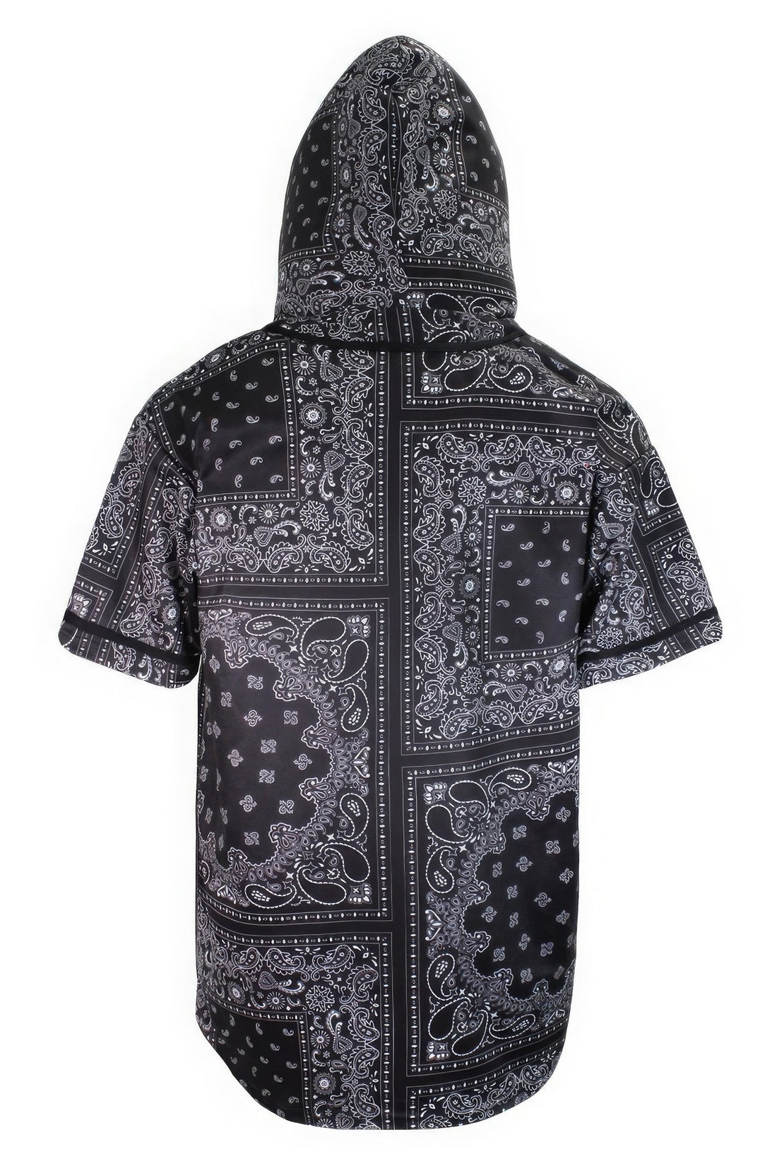 Hooded Bandana Baseball Jersey by Fleurcouture | Fleurcouture