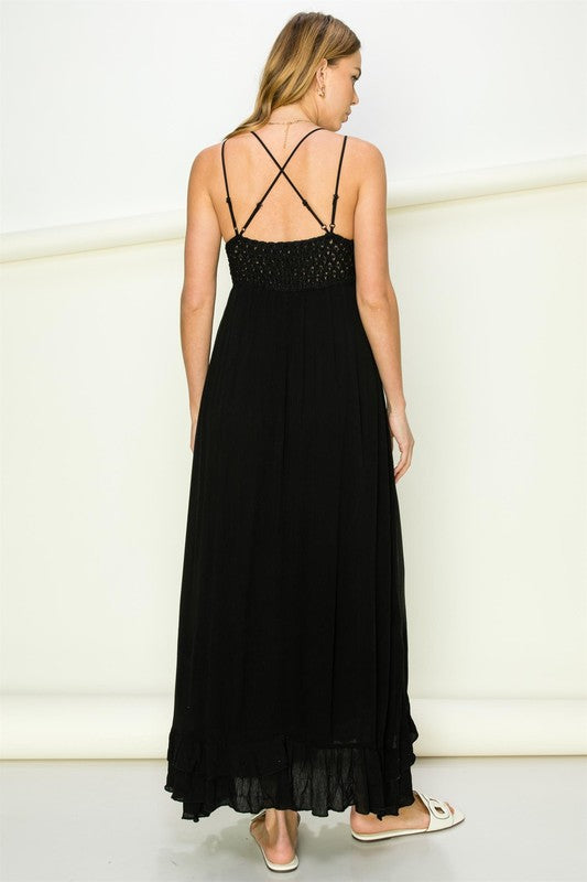 In Love Bustier Lace Maxi Dress by HYFVE | Fleurcouture