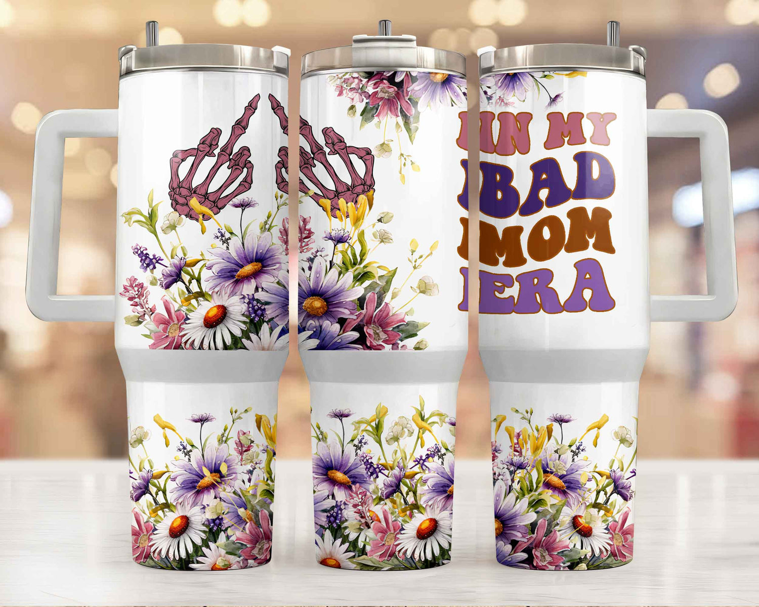 In My Bad Mom Era 40oz Tumbler Tumbler by Tea-Shirt Shoppe | Fleurcouture