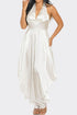 Ivory Serenity Jumpsuit WHITE S by Athina | Fleurcouture