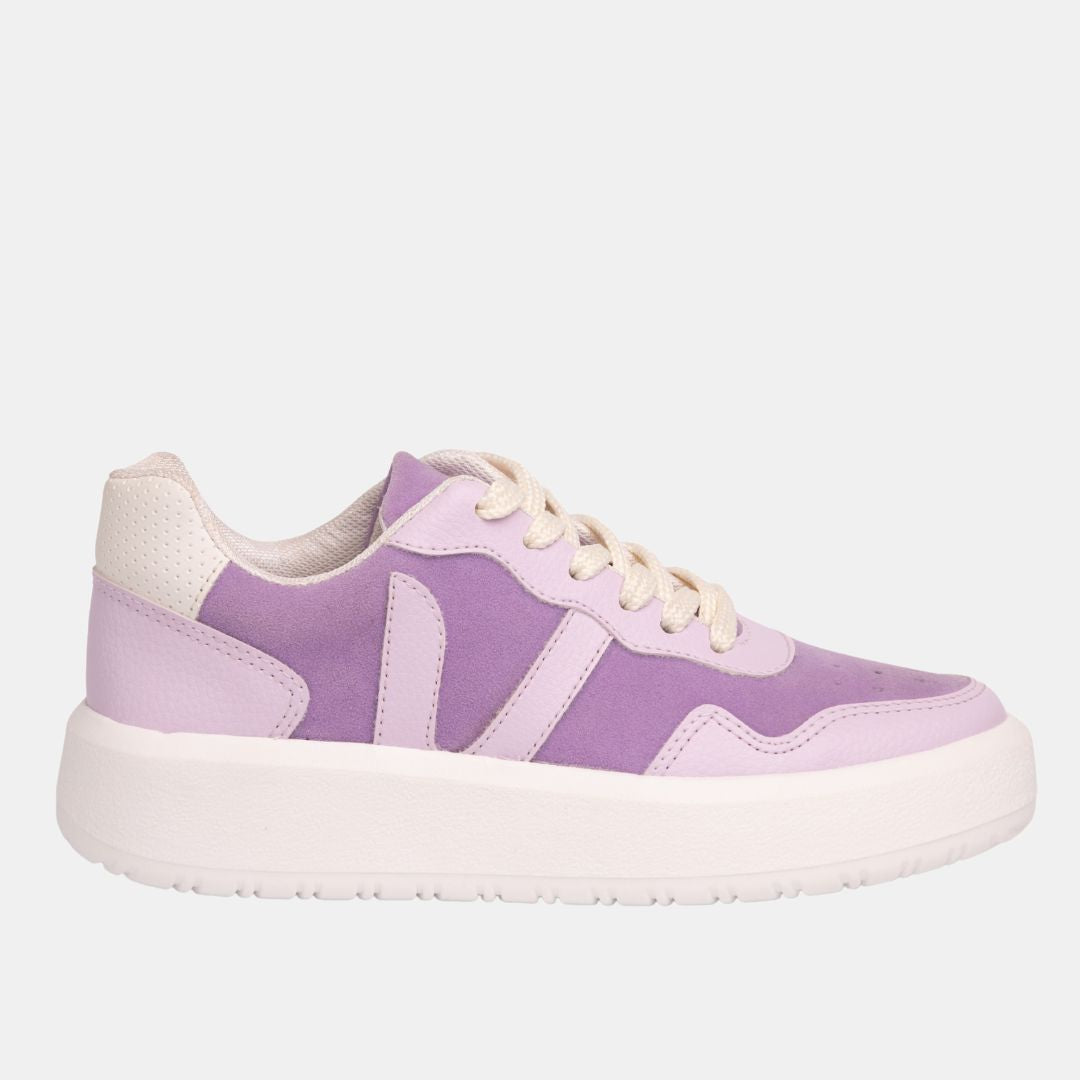 Ivy Color Block Sneakers 6 Purple SNEAKERS by MODAPASSO | Fleurcouture