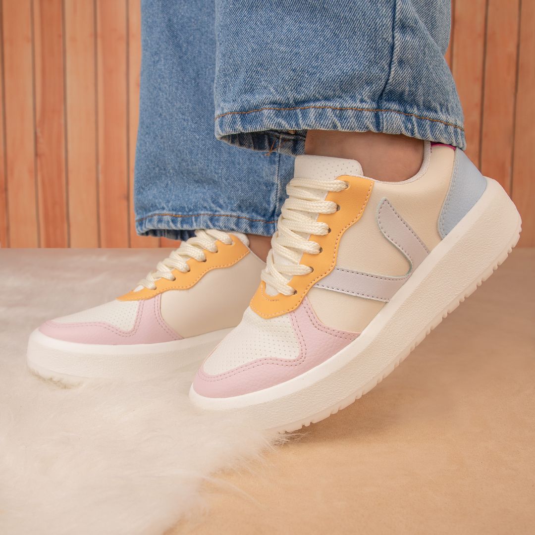 Ivy Color Block Sneakers SNEAKERS by MODAPASSO | Fleurcouture