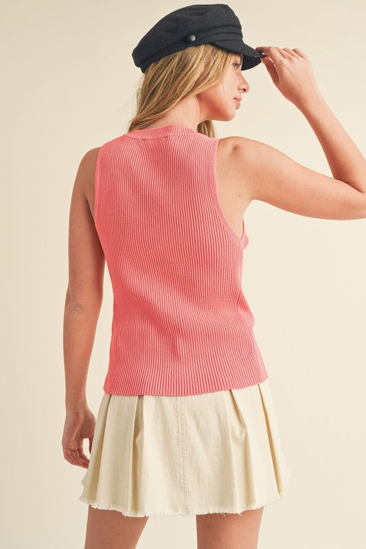 Jadine Knit Tank S by Aemi + Co | Fleurcouture