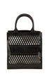 JADORE Mesh Style Top Handle Jelly Bag BLACK OS by ICCO ACCESSORIES | Fleurcouture