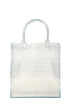JADORE Mesh Style Top Handle Jelly Bag CLEAR OS by ICCO ACCESSORIES | Fleurcouture