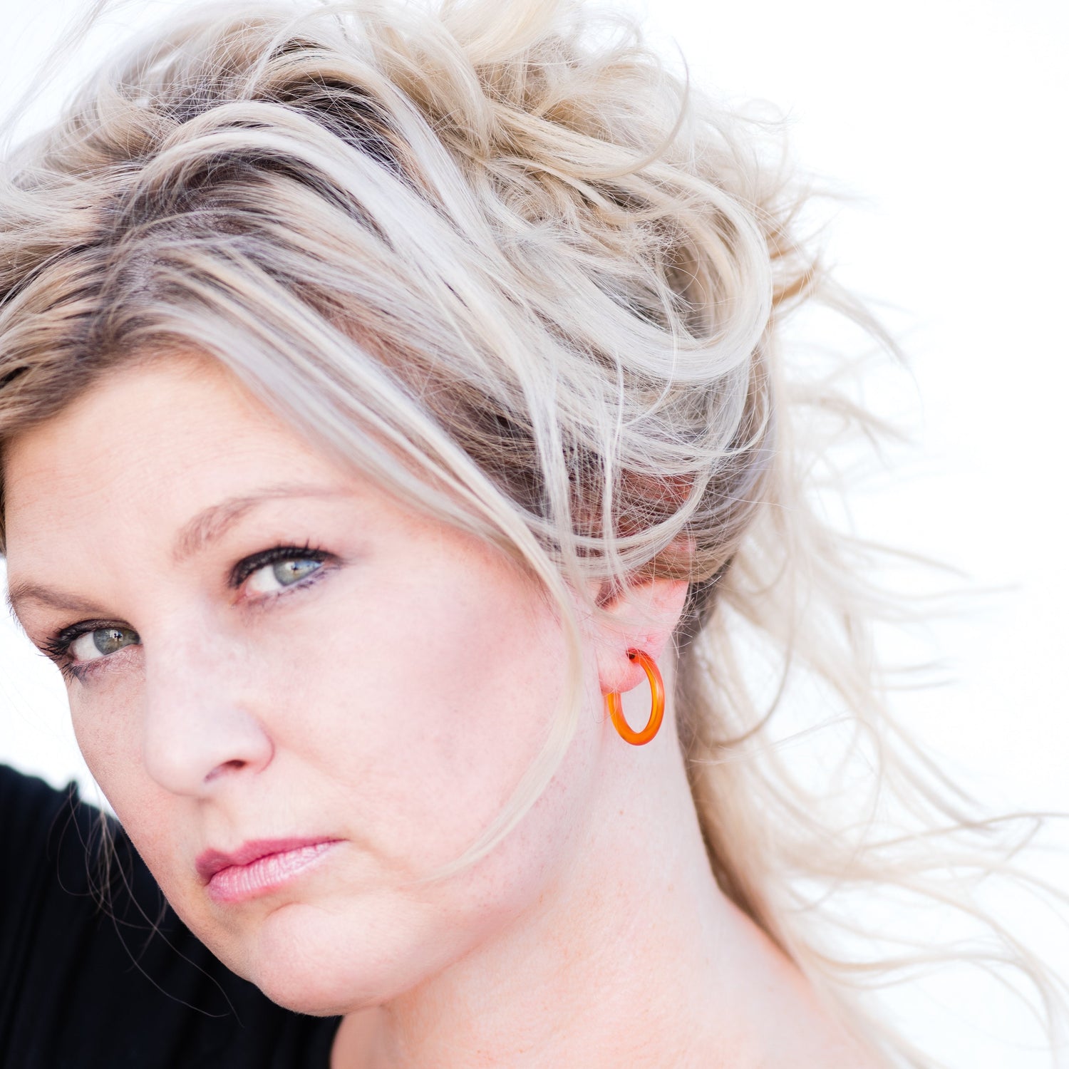 Jelly Tube Hoop Earrings - 1" Small Tube Hoops by Leetie Lovendale | Fleurcouture