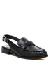 Jemykin Genuine Leather Loafer Sandals Black US-5 / UK-3 / EU-36 by Rag Company | Fleurcouture