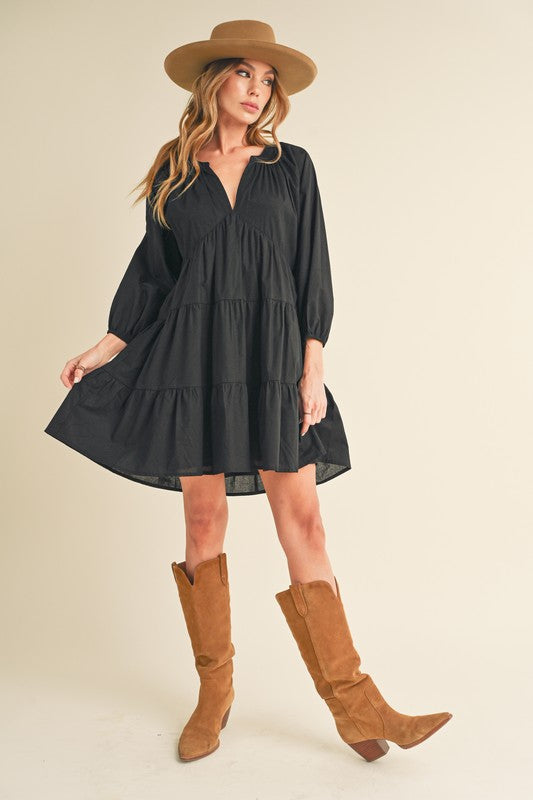 Jenay Tiered Dress S by Aemi + Co | Fleurcouture
