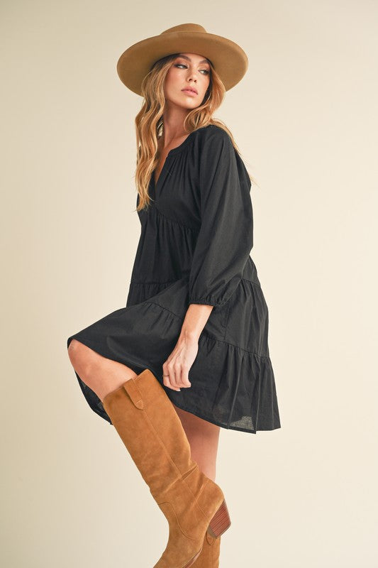 Jenay Tiered Dress S by Aemi + Co | Fleurcouture