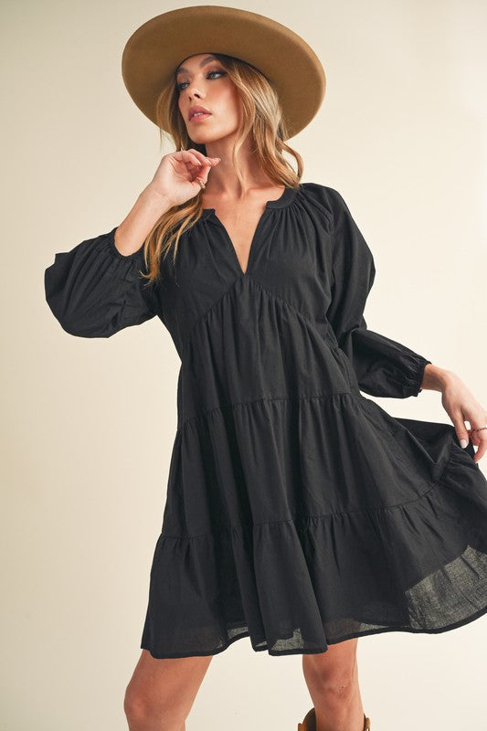 Jenay Tiered Dress S by Aemi + Co | Fleurcouture