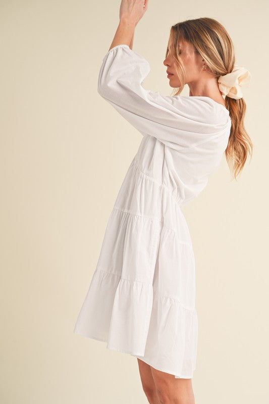 Jenay Tiered Dress S by Aemi + Co | Fleurcouture