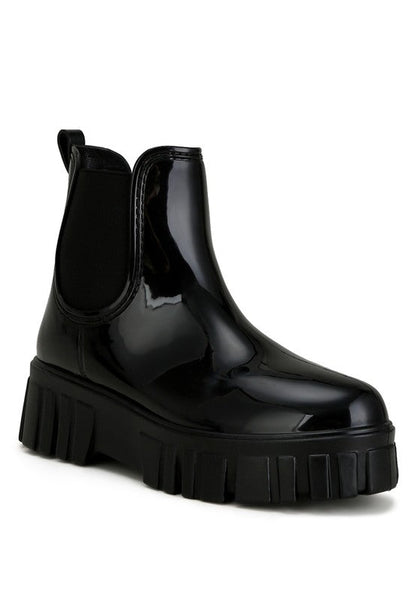 Jerico Chunky Chelsea Boots Black US-5 / UK-3 / EU-36 by Rag Company | Fleurcouture