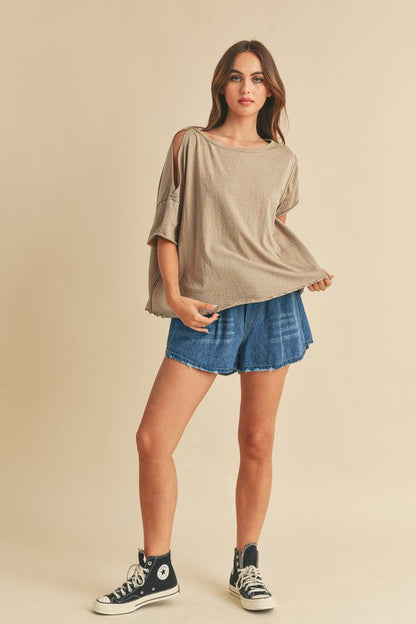 Jilli Top OAT S by Aemi + Co | Fleurcouture