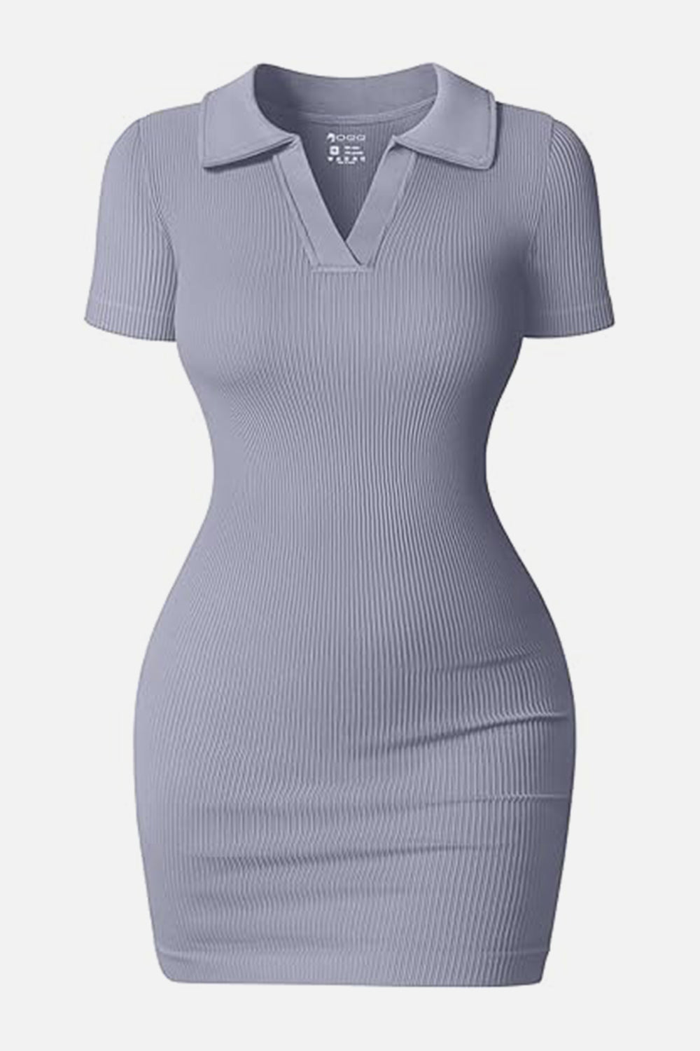 Johnny Collar Short Sleeve Active Dress Light Blue S Women&