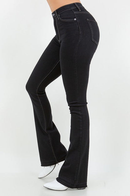 Judy Boot Cut Jean in Black Black 1 by GJG Denim | Fleurcouture