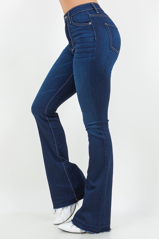 Judy Boot Cut Jean in Dark Denim Dark Wash 1 by GJG Denim | Fleurcouture