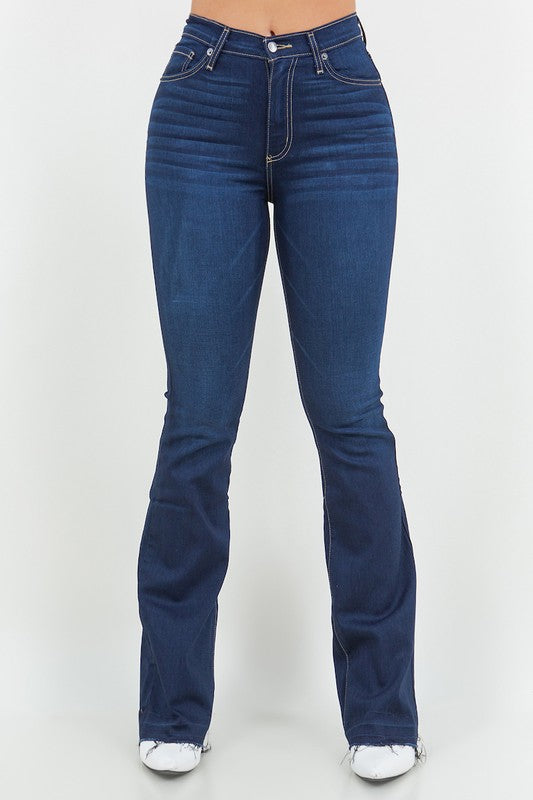 Judy Boot Cut Jean in Dark Denim Dark Wash 1 by GJG Denim | Fleurcouture