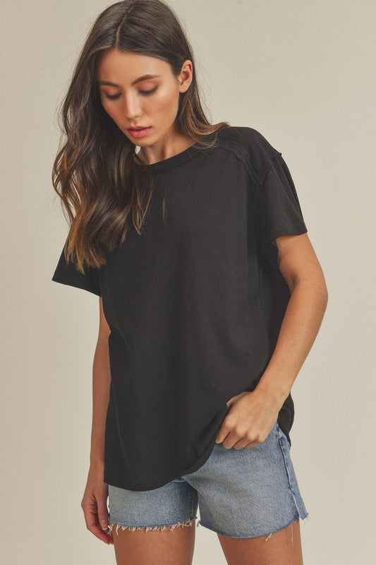 Junie Top BLACK S by Aemi + Co | Fleurcouture