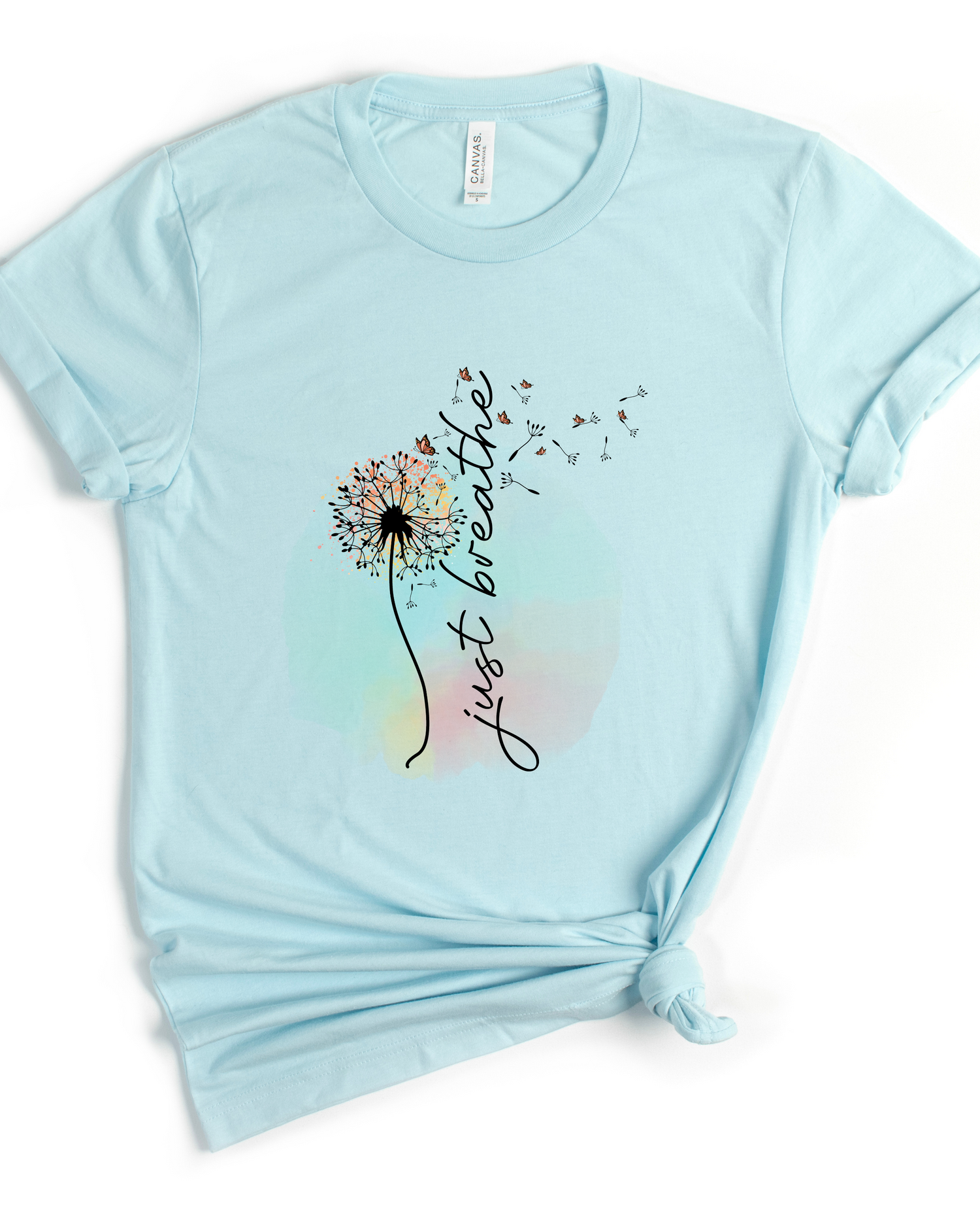 JUST BREATHE TEE (BELLA CANVAS) by LL | Fleurcouture