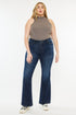 Kancan Full Size Mid Rise Flare Jeans Dark 23 Women&