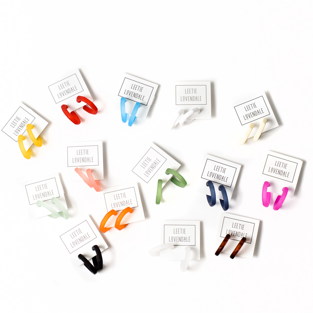 Kay Octagon Hoop Earrings Kay Hoop Earrings by Leetie Lovendale | Fleurcouture