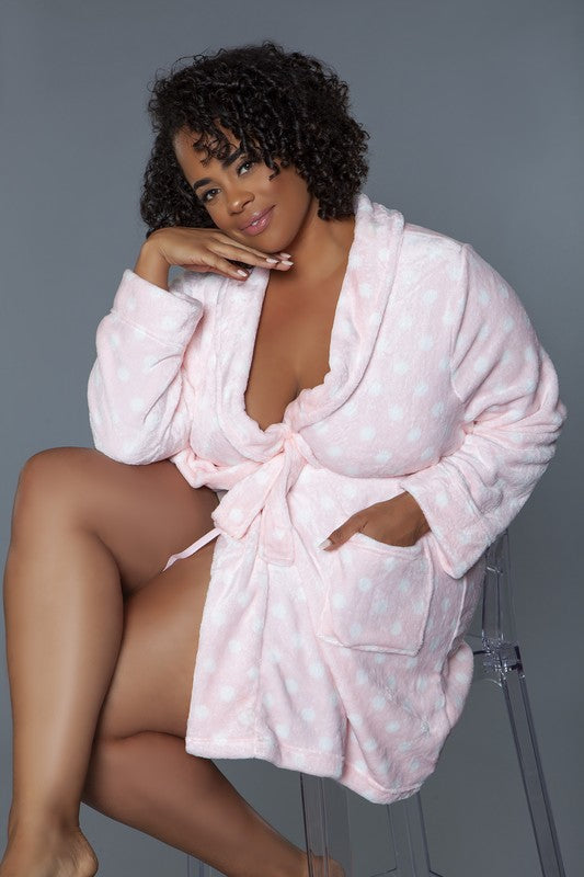 Kaylee Robe Polka Dot by BE WICKED | Fleurcouture