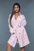 Kaylee Robe Polka Dot PINK/WHITE 2X/3X by BE WICKED | Fleurcouture