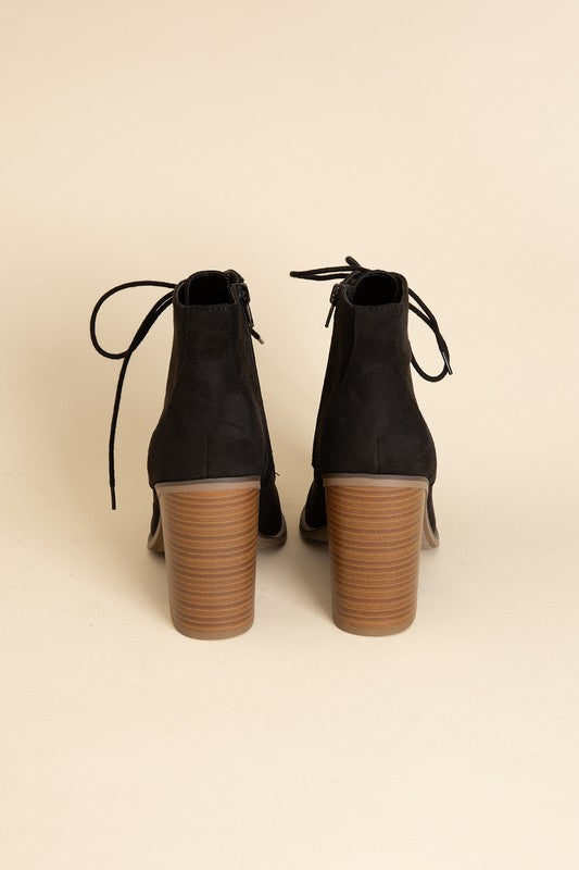 Kidman Lace Up Boots BLACK by Fortune Dynamic | Fleurcouture